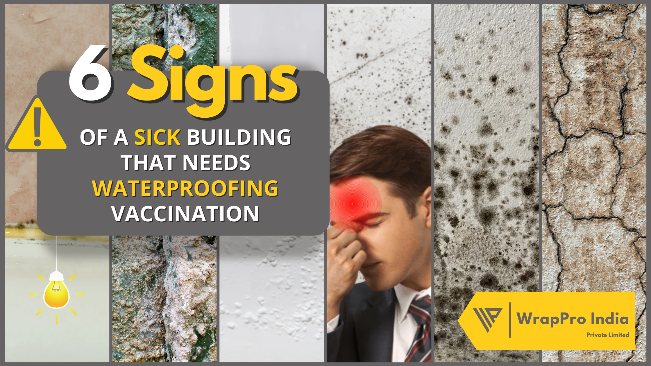 6 Signs of a Sick Building that needs Waterproofing Vaccination