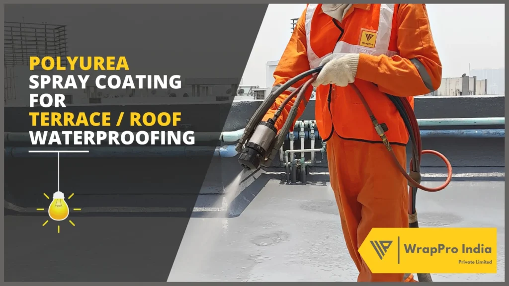 Polyurea Spray Coating for Terrace / Roof Waterproofing